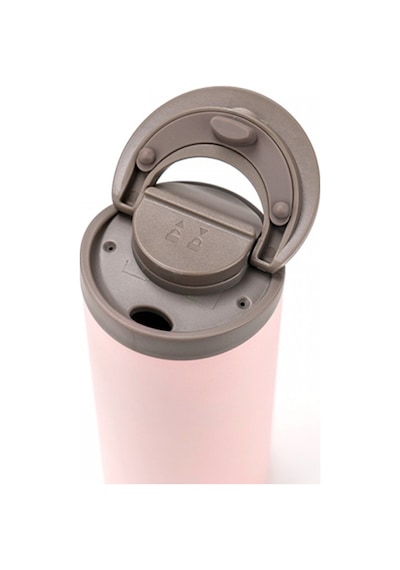 Tyeso Flat Termos Vakumlu Paslanmaz Çelik Taşıma Saplı 360ml - Beyaz TS-8840B
