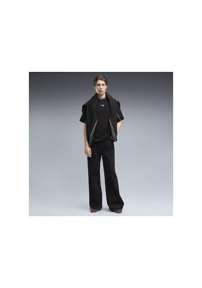 Puma Kısa Kol T-shirt Erkek Siyah Sport Relaxed Blocki