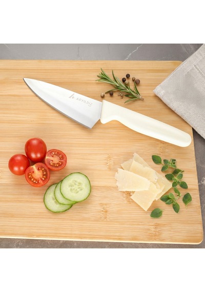 Aryıldız Daily Mini Şef Bıçak Fil Dişi 23 Cm Renkli