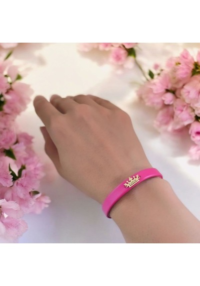 Cansu İsmine Özel Doğal Pembe Derili Taç Motifli 14 Ayar Altın Plakalı Hediye Bileklik-495isim Cansu Cansu İsmine Özel Doğal Pembe Derili Taç Motifli 14 Ayar Altın Plakalı Hediye Bileklik-495isim Cansu