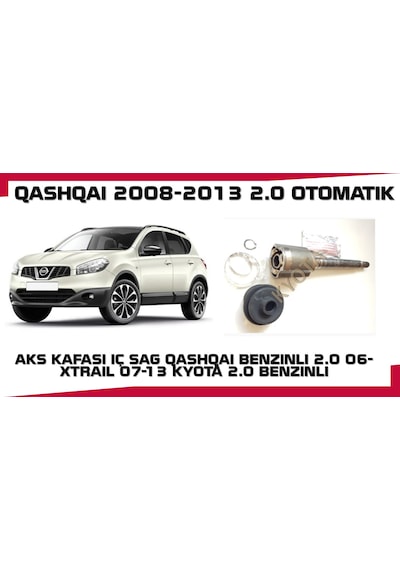 Qashqaı 2.0 Benzınlı Ic Aks Kafası X-traıl Mr20 Otomatık