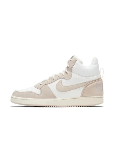Nike Court Borough Mid Kadın Spor Ayakkabı Krem