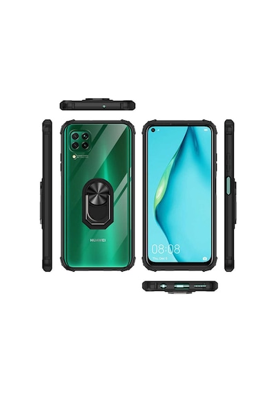 Huawei P40 Lite Kilif Seffaf Sararmaz Yüzüklü Mola Kapak 389837166
