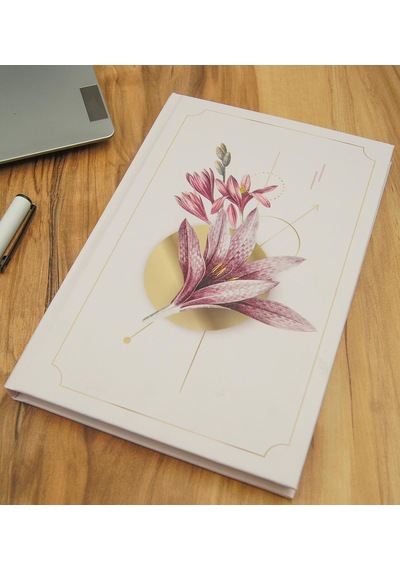 500 Ml Deri Kılıflı Cam Matara & Tasarım Defter & Touch Pen Kalem Hediye Seti