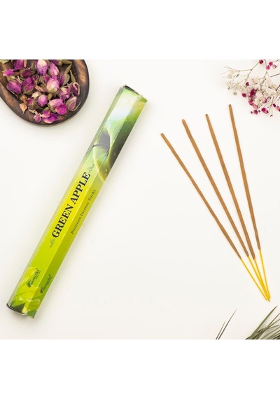 Aromatika Yeşil Elma Aromalı Premium Çubuk Tütsü