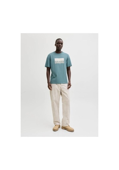 Jcofusıon Dots Prınt Tee Ss Crew Sn Erkek T-shirt 12289863 Yeşil