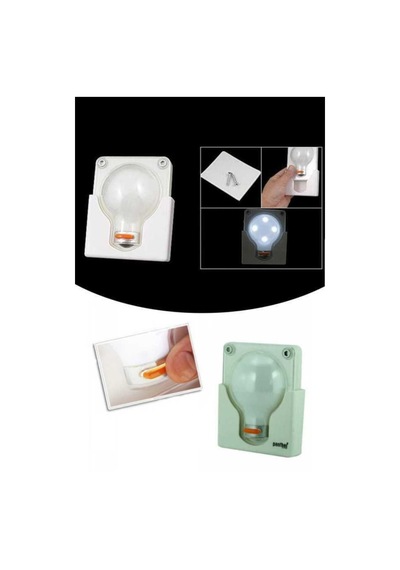 3 Modlu Pilli Mobil Led Gece Lambası - Mıknatıslı Ve Yapışkanlı Pratik Aydınlatıcı Beyaz - 858522351 Beyaz