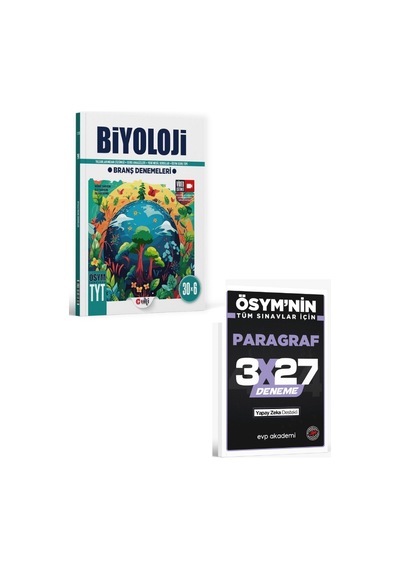 2027 Ulti 2027 Tyt Deneme Biyoloji Branş Denemeleri+ Evp Akademi Paragraf