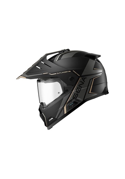 Sena Outlander Adv Kapalı Motosiklet Kaskı Mat Siyah