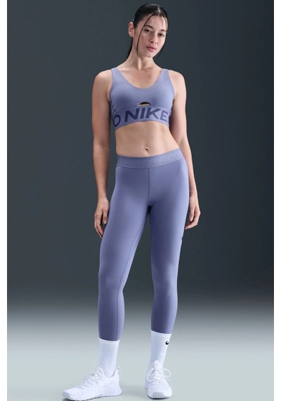 Hf7324-499 Nike Pro Indy Plunge-support Bra Pedli Kadın Spor Bra Lacivert