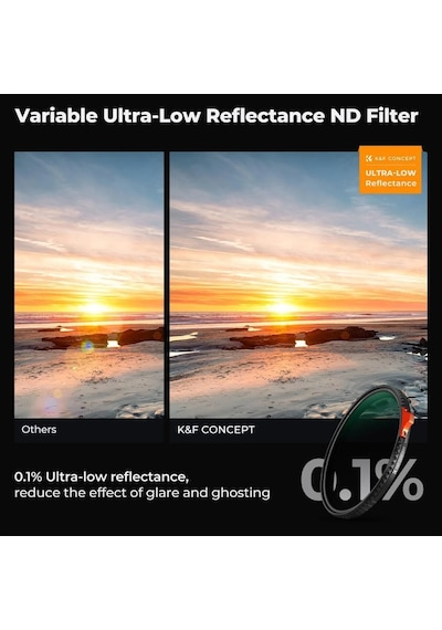 K&f Concept 67mm Nano-x Nd2-32 1-5 Stop True Color Ultra Değişken Filtre