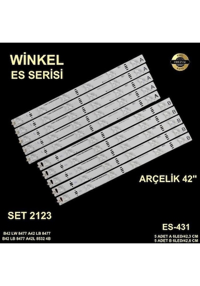 Winkel Lcd Led-2123 Takım 10 Lu- B42l8542,zba60600-es431