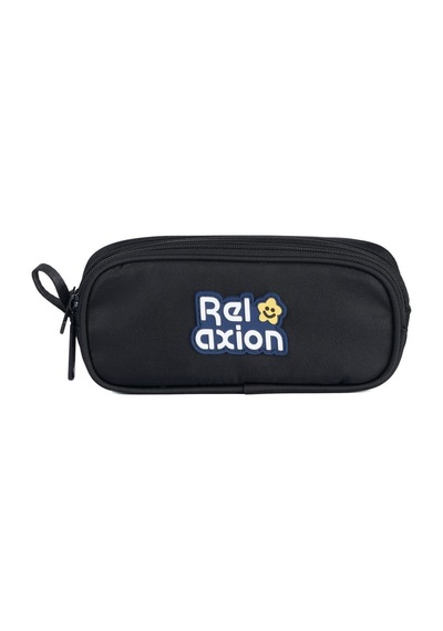 Relaxion 1.sınıf Kaliteli Ergonomik Çok Gözlü Okul Çantası Seti Siyah