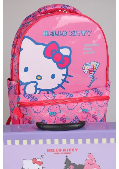 X Dekomus "candy Kitty Collection" Hello Kitty Lisanslı Ortopedik İlkokul Çantası Ve Saplı Çanta Seti Altın