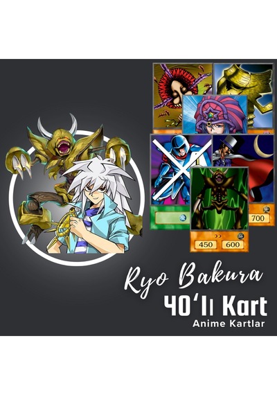 Yu-gi-oh Ryo Bakura 40'lı Anime Deste