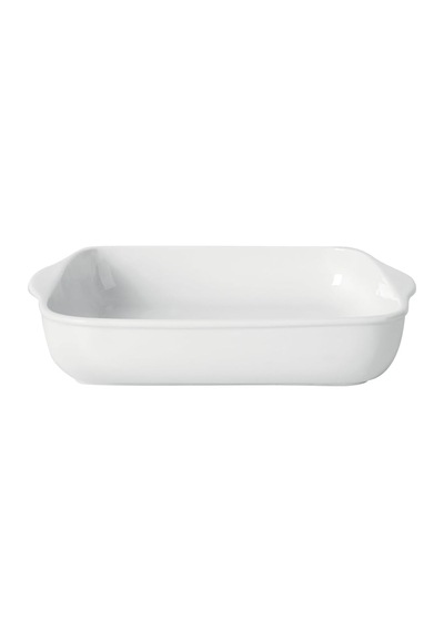 Beyaz Fırın Kabı 31cm Açık Gri