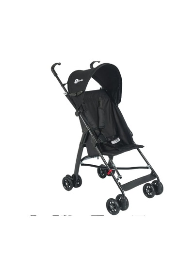 Be-be Basic Pratik Baston Bebek Arabası Siyah Siyah