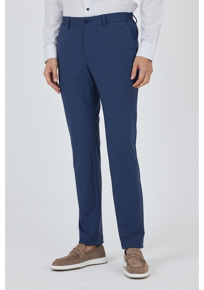 İmza Lacivert Esnek Yandan Cepli Casual Slim Fit Jogger Pantolon 1003250162 Lacivert