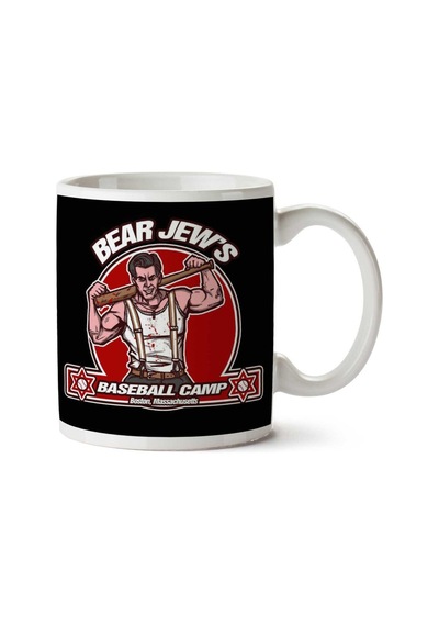 Sgt Donny Donowitz The Bear Jew Baseball Camp Inglourious Basterds İki Tarafı Baskılı Kupa Bardak Çok Renkli