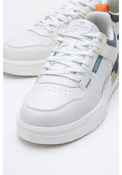 Hammer Jack Erkek Kalın Taban Bağcıklı Sneaker Gerçek Deri Hj 25205m Beyaz/turuncu Hammer Jack Erkek Kalın Taban Bağcıklı Sneaker Gerçek Deri Hj 25205m Beyaz/turuncu
