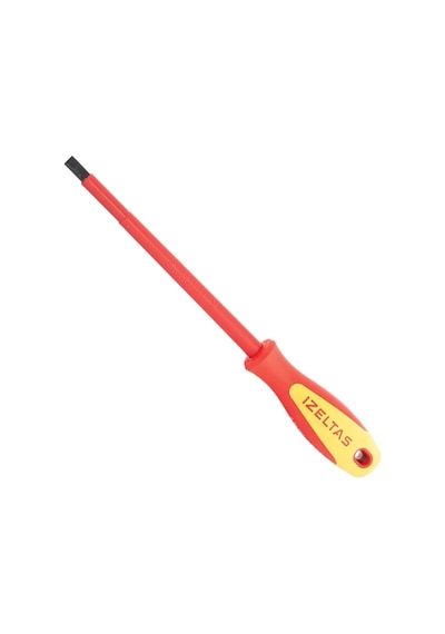 İzeltaş 4140175512 Tornavida Düz İzoleli 1000v 5,5x125mm