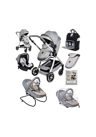 Baby Home 7 In 1 Yeni Doğan Full Set 990 Travel Sistem Bebek Arabası ve 330 Ev Tipi Ana Kucağı