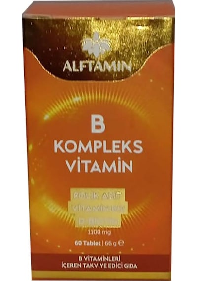 Alftamin B Vitamin Kompleksi 1100 Mg 60 Tablet