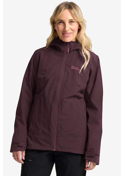 Jack Wolfskin Moonrise 3in1 Kadın Mont C-jac115621b30vl2 Mor