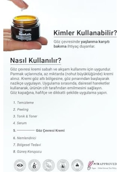 The Newlab. Dolgunlaştırıcı Etkili%10 Argireline Peptide Kaz Ayakları Ve Mimik Çizgisi Karşıtı 15 Ml