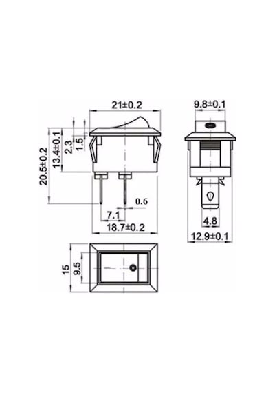 Ic-120 Mini Işıksız Yükseltici Devre Anahtarı
