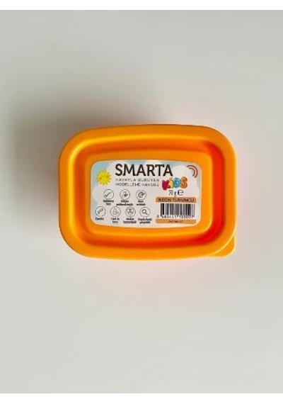Smarta Kıds Havayla Kuruyan Modelleme Hamuru Neon Turuncu 70gr