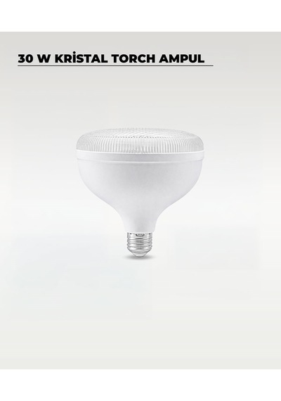 30w Kristal Torch Led Ampul Beyaz Işık