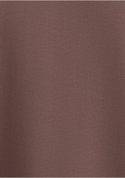 Mavi - Kahverengi Basic Tişört 1613110-70387 Kahverengi