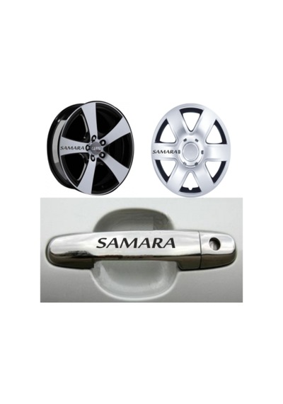 Lada Samara Kapı Kolu Jant Sticker Yapıştırma 8 Adet
