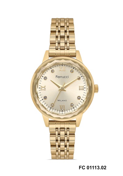 Ferrucci Kadın Kol Saati 01113m Altın