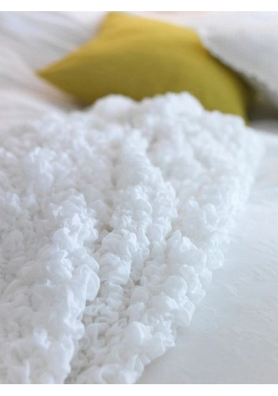 Ikea Ofelıa Polar Koltuk Örtüsü Tek Kişilik 130 X 170 Cm Beyaz