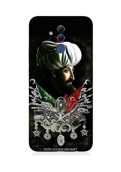 Huawei Mate 20 Lite Uyumlu Fatih Sultan Mehmet Han Desenli Silikon Kılıf