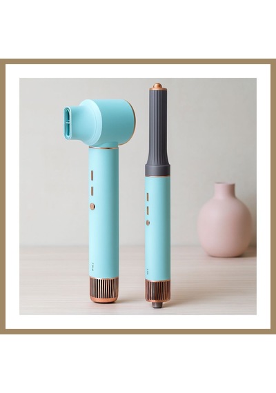 Bezos Air Brush 5-in-1 Saç Kurutma Ve Şekillendirme Makinesi 1300w Mavi 22
