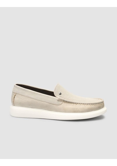 Cabani Kum Nubuk Erkek Loafer Ayakkabı Kum