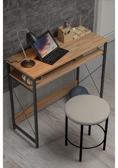 Çalışma Masası Bilgisayar Laptop Ofis Masası Okul Ev Atlantik Çam Çalışma Masası Bilgisayar Laptop Ofis Masası Okul Ev Atlantik Çam