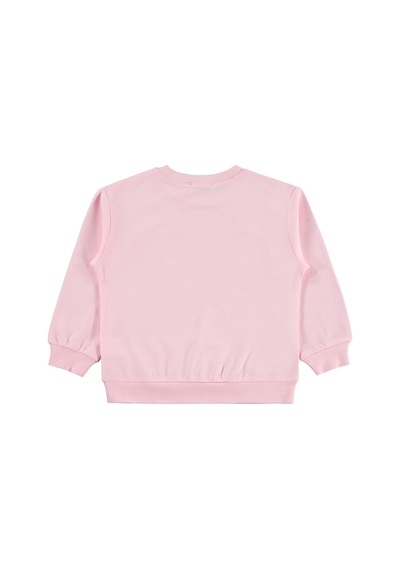 Civil Girls Rainbow Baskılı 2-5 Yaş Sweatshirt - Pembe