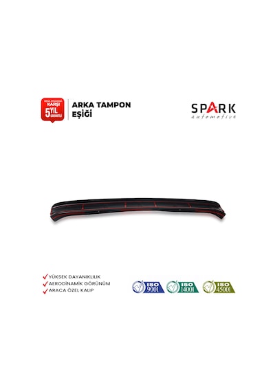 Dacia Duster 2010-2017 Yıl Aralığı Uyumlu Arka Tampon Eşiği Mat