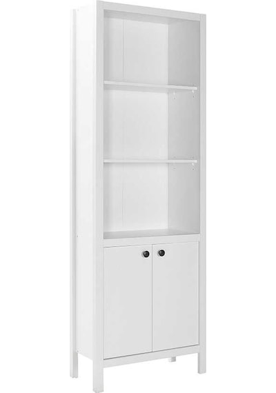 Rustik 5 Raflı Kapaklı Kitaplık-mat Beyaz 66 x 196 x 32 CM Gxyxd Rustik 5 Raflı Kapaklı Kitaplık-mat Beyaz 66 x 196 x 32 CM Gxyxd