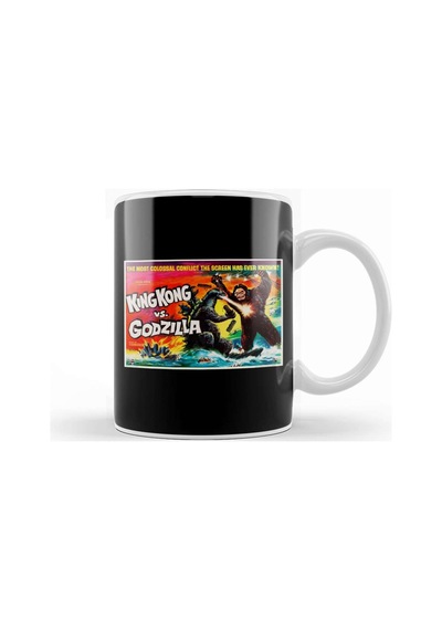 King Kong Vs Godzılla Poster 2 Kupa Bardak Porselen Karışık