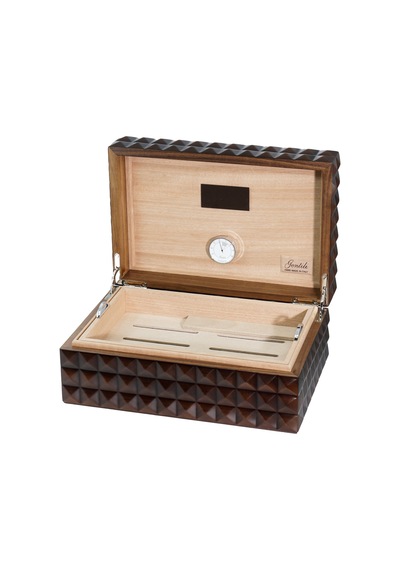 Gentili Emilio Kahverengi Ceviz Kaplama Humidor 373049