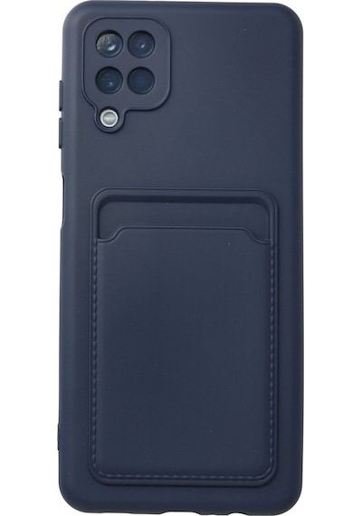 Samsung Galaxy Uyumlu M22 Kılıf Kelvin Kartvizitli Şık Silikon Kılıf