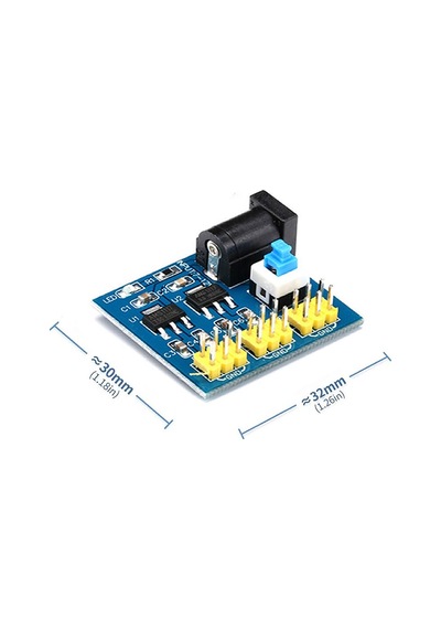 5V 3.3V - 2 Çıkışlı Voltaj Düşürücü Güç Kaynağı Modülü Ams1117