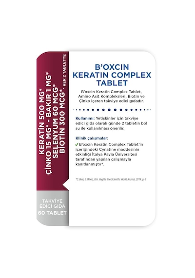Bioxcin Forte Keratin Complex   Tablet Takviye Edici Gıda 60   Tablet