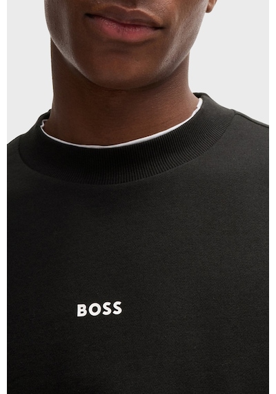 Boss Erkek Sweat 50514541 001 Siyah Siyah