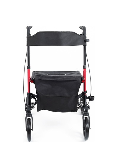 Rolatör Ws-9102 Kırmızı Lüx Alüminyum